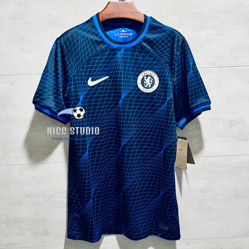(折扣現SL,其餘訂）全新正品代購Nike Chelsea 2023/24英超切爾西車路士客場短袖球迷版足球衣