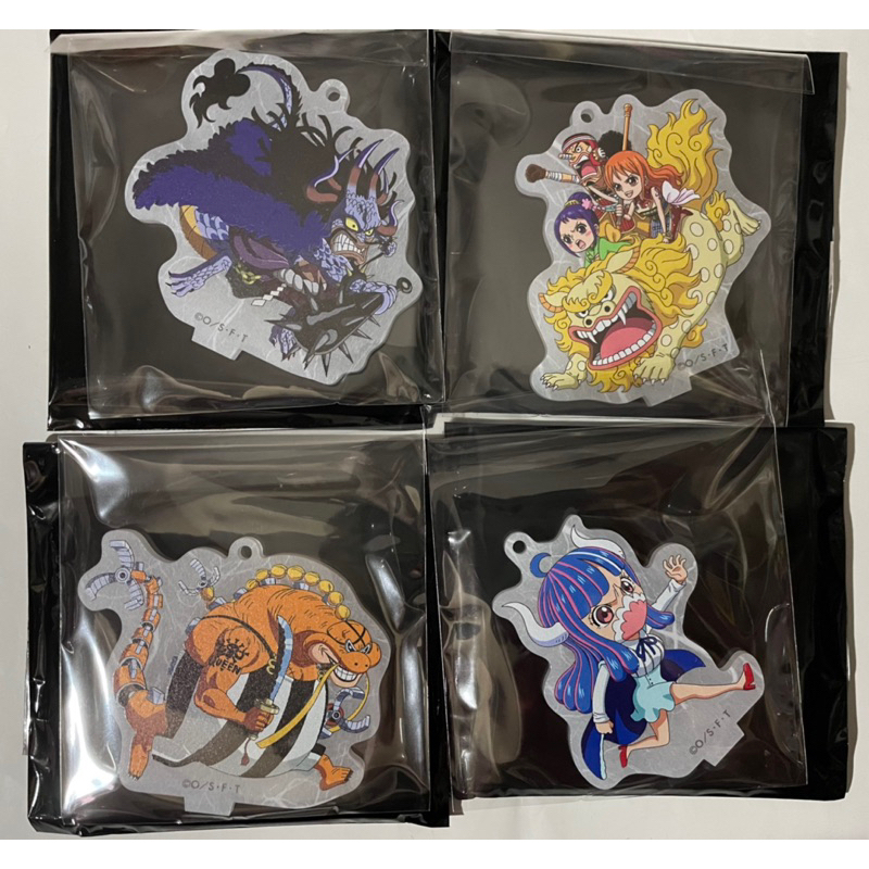 [現貨]日本動漫 航海王 OnePiece 草帽商店 和之國迷你劇場 和紙壓克力鑰匙圈 海道/四人/烏爾緹/奎因