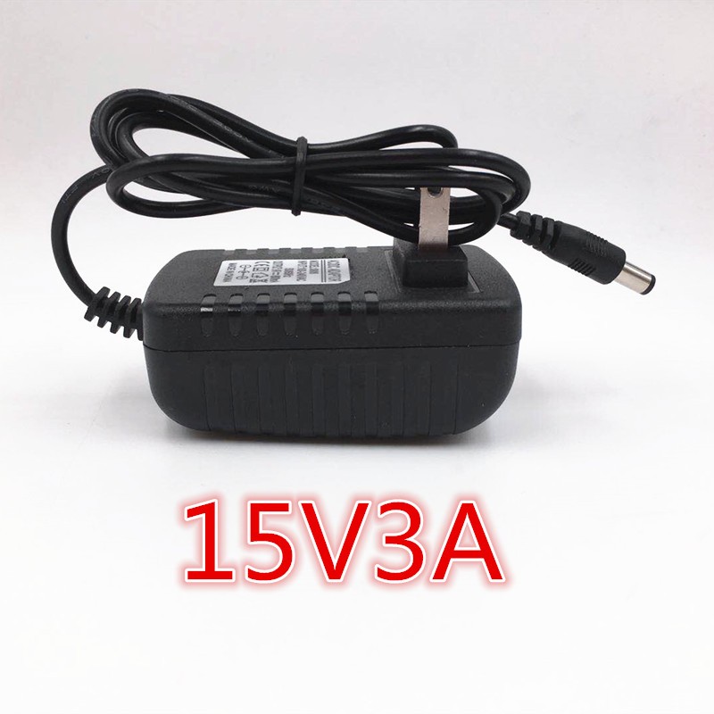 15V3A小龜殼美規LED電源36W充電器,手拉擴音機充電器5.5*2.5/2.1mm電源適配器