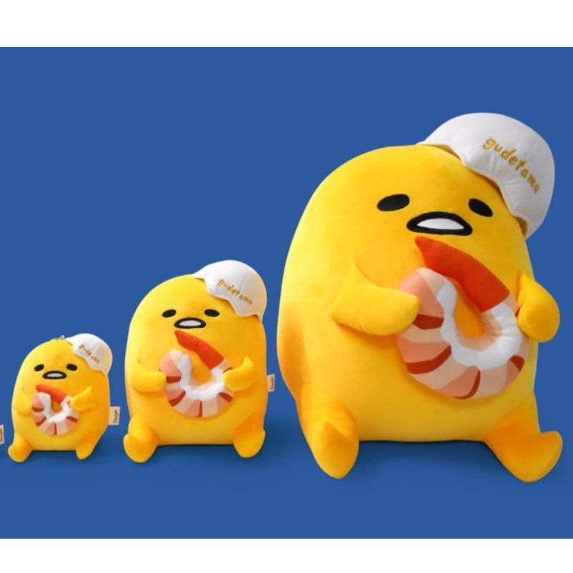 抱西瓜蛋黃哥 蝦仁蛋黃哥娃娃 蛋黃哥西瓜款 17吋超大蛋黃哥~蛋黃哥娃娃 絨毛布偶 蛋黃哥玩偶 蛋黃哥布偶 三麗鷗