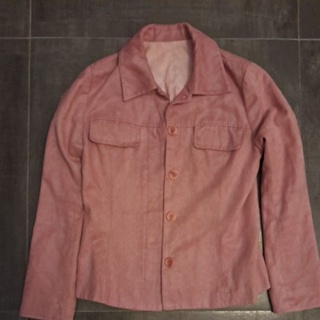 nouie粉紅色經典西裝外套/H2O短版黑色小外套/Roots黑色絨布襯衫