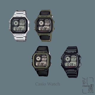 CASIO 卡西歐 世界地圖 地圖錶 經典 液晶 不銹鋼 帆布 手錶 數位錶【Insane-21】