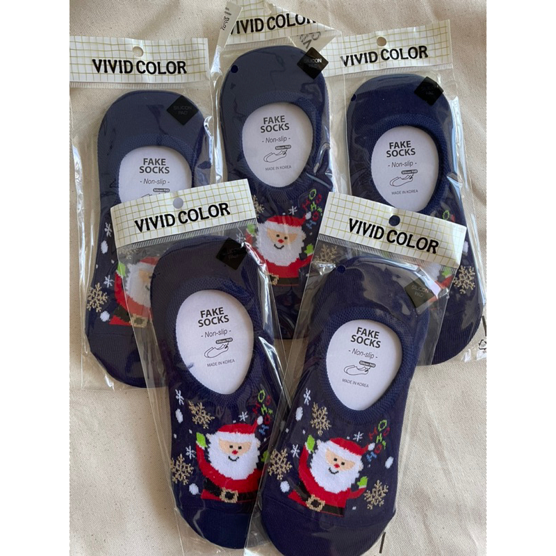《全新》聖誕老人襪 麋鹿 聖誕老人 雪人 交換禮物 韓國襪子 矽膠防滑隱形襪