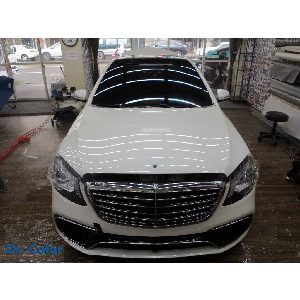 Dr. Color 玩色專業汽車包膜 M-Benz S63 全車細紋自體修復透明犀牛皮(3M 200G)