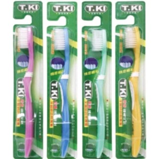 TK.I 成人鐵齒護理牙刷 、精磨細毛 & 刷樂 長短纖柔抗敏護齦刷毛、 長尖毛深層清潔齒