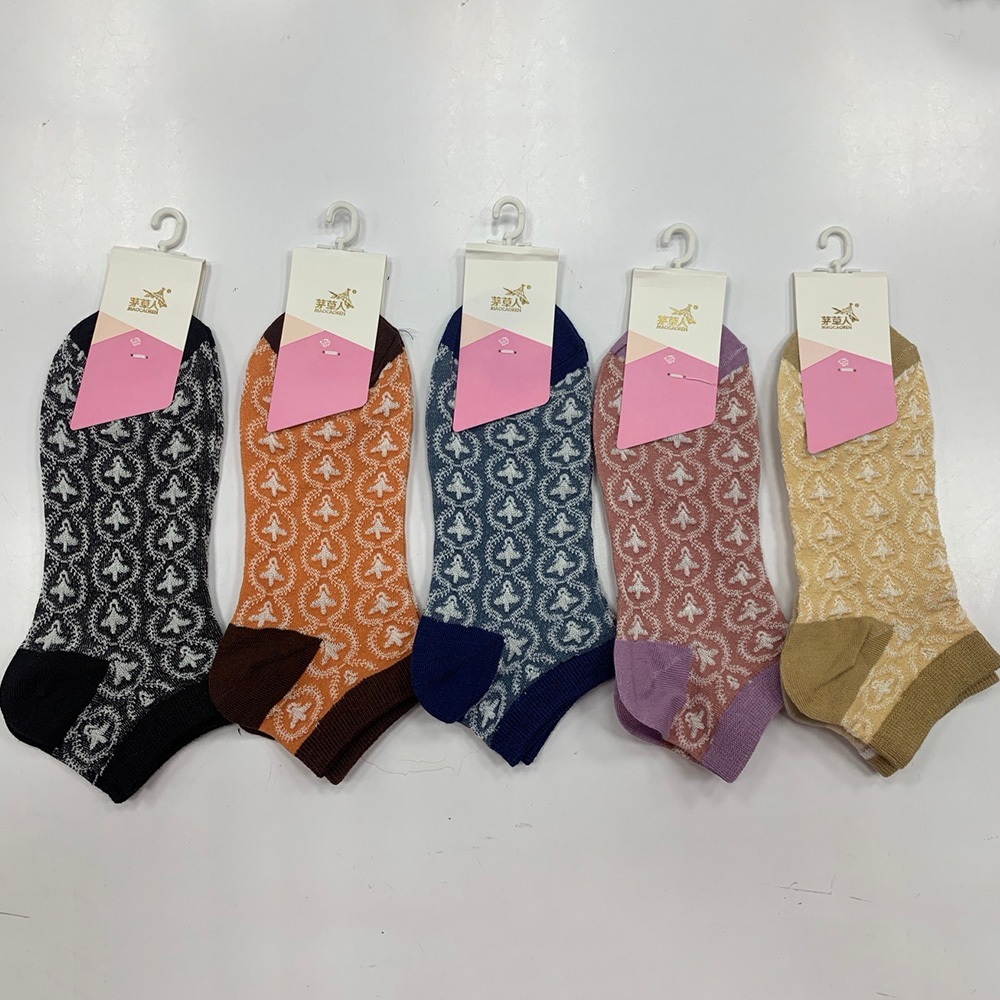 【Wonderland】復古刺繡日系棉質短襪(5雙)