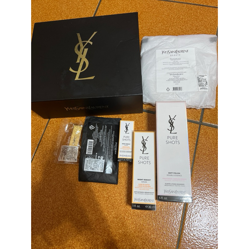 YSL保養組禮盒（六件組）百貨公司購入