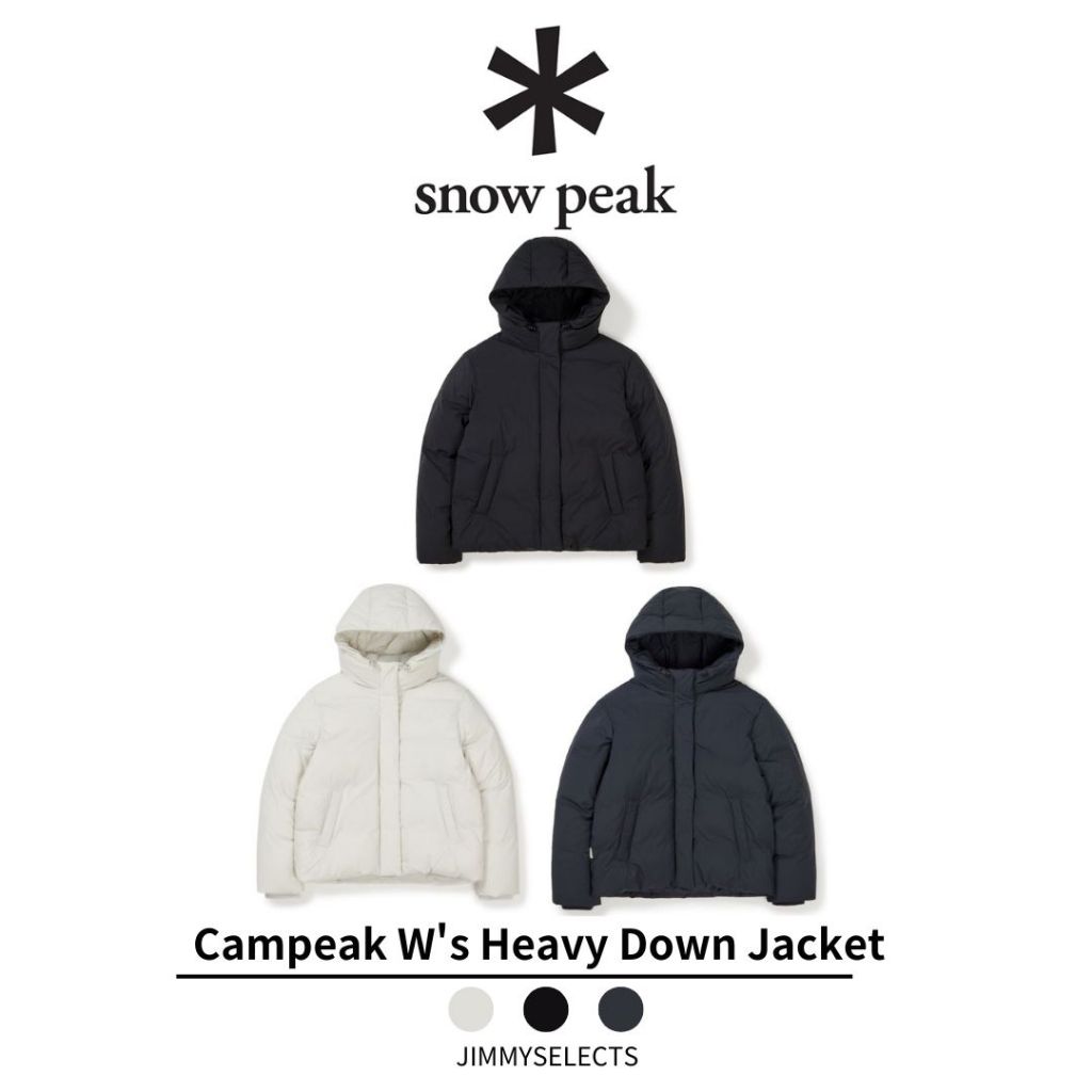 【吉米.tw】韓國代購 Snow Peak 雪諾必克 女 Campeak 厚款 羽絨外套 NOV