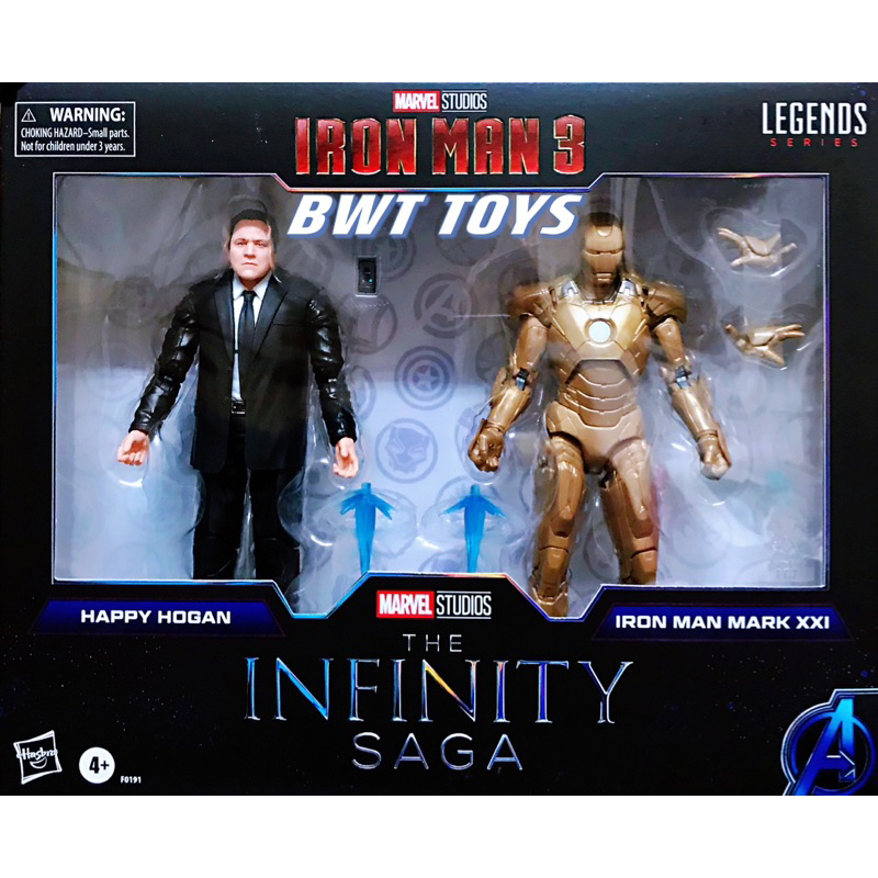 【BWT】Marvel Legends Infinity Saga系列 快樂➕鋼鐵人 馬克21 雙人包 全新現貨