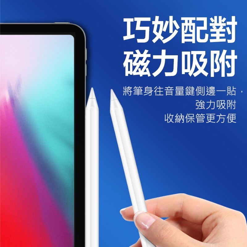 台灣現貨 iPad觸控筆 電容筆 最佳副廠筆 iPad專用 觸控筆 主動式電容筆 防誤觸傾斜壓感 防誤觸電容筆 手寫筆