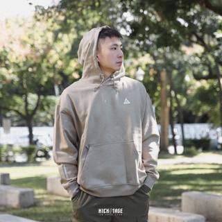 nike acg hoodie 卡其色 厚磅 刺繡logo 休閒 長袖 帽t 男女款【dz3393-247】