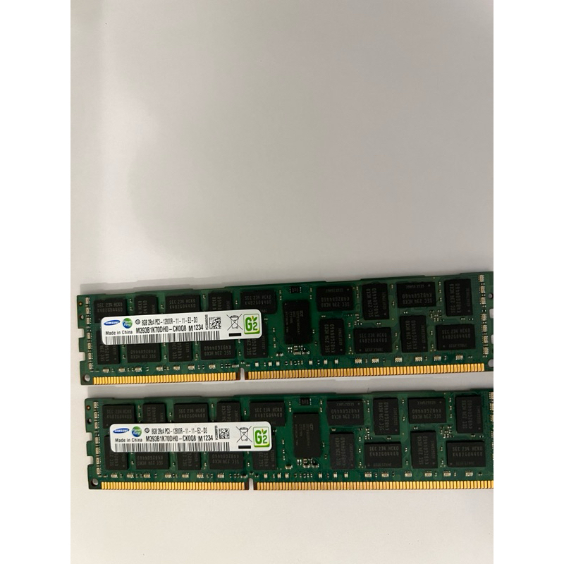 桌上型DDR3 16G（8G*2） ECC M393B1K70DH0-CK0Q8 2R*4