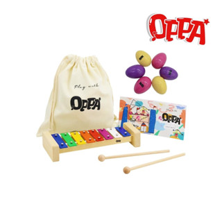 【OPPA】彩蛋敲敲組｜彩虹鐵琴｜粉彩 炫光蛋沙鈴｜兒童樂器 幼教律動｜美國CPC、臺灣SGS 檢驗認證｜奧福樂器｜