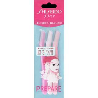 【STU】日本SHISEIDO 資生堂 修眉器（3入/件）人體工學設計 修眉刀 刮眉刀 美體刀