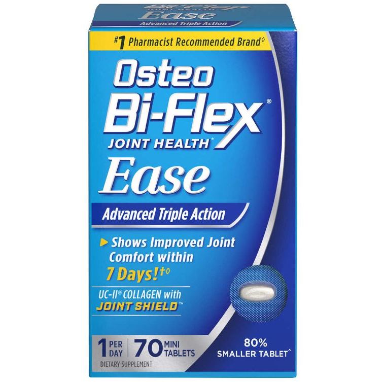 美國(2025/11)Osteo Bi-Flex Ease 含 UC-II 膠原蛋白Collagen, 70顆