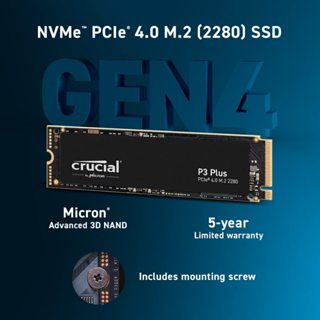 [全新公司貨] 美光 Micron Crucial P3 Plus Gen4 NVMe PCIe4.0 SSD 固態硬碟