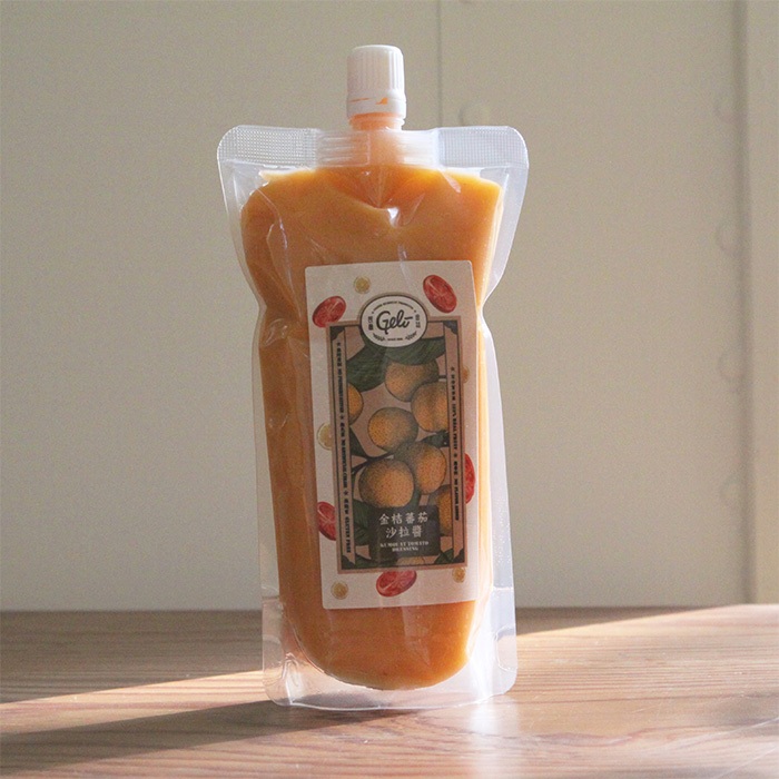 《Geli民雄金桔》金桔蕃茄沙拉醬300g (請與常溫/冷凍商品分開下單)