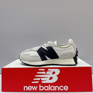 New Balance 327 中童 黑灰色 鬆緊帶 麂皮 寬楦 復古 運動 休閒鞋 PH327FE