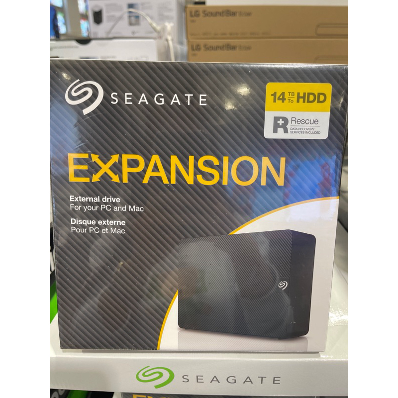 ［Costco黑五折扣慶］Seagate14TB HHD大容量外接硬碟