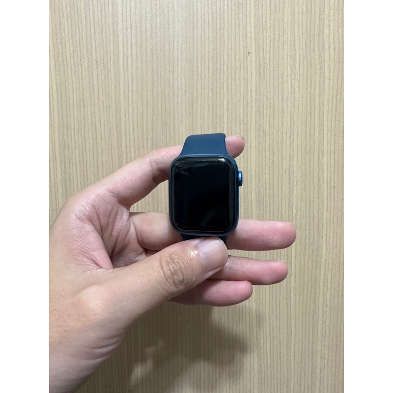 僅展示100%新Apple Watch S7 41MM GPS 藍色