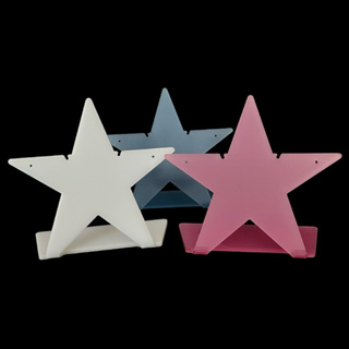 星星 展示架 耳環展示 項鍊展示 壓克力展示 造型展示 白色 粉色 藍色