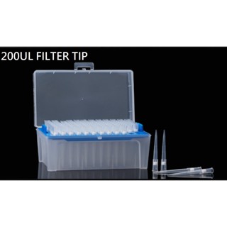 [1箱10盒] 200ul過濾式吸管尖 過濾式吸管尖 200ul Filter tip 濾式管管尖 適合各品牌微量分注器