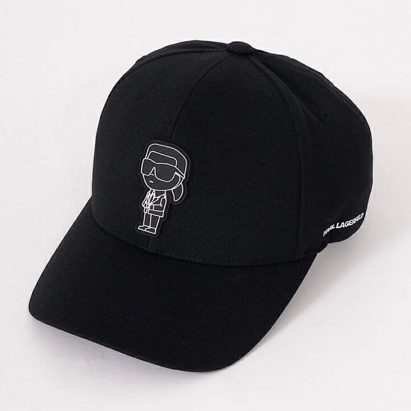 ✴Sparkle歐美精品✴ Karl Lagerfeld 歐版 老佛爺卡爾側身logo棒球帽 遮陽帽 帽子 現貨真品
