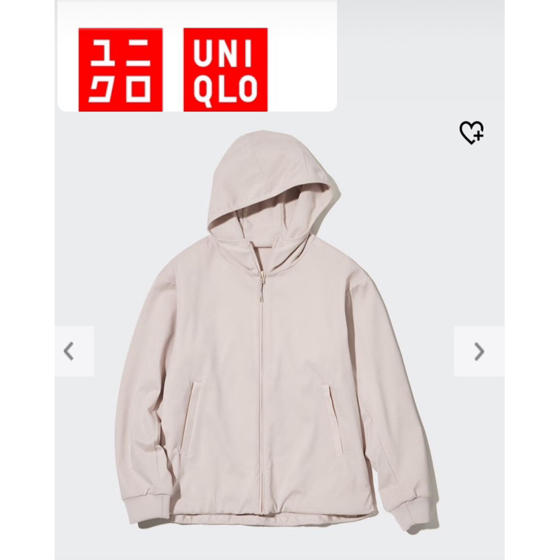 UNIQLO 女裝 防風防潑水刷毛連帽外套 451254 S碼