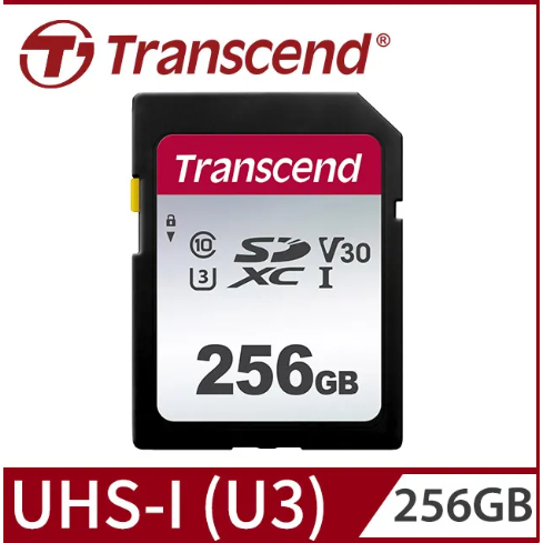 【Transcend 創見】256GB SDC300S SDXC UHS-I U3(V30)記憶卡