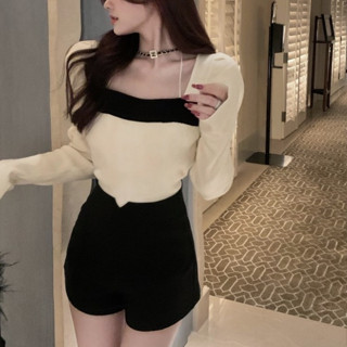 粉現貨秒出♥️【JinG】韓國同款*平口罩杯上衣+短版披肩外套♥️內刷毛 無袖上衣 兩件式 韓系套裝 長袖外套