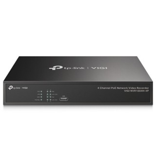 TP-LINK VIGI NVR1004H-4P 4路 PoE+ 網路監控主機 監視器主機 NVR