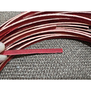 日本製造 紅×芯白 手套線180CM