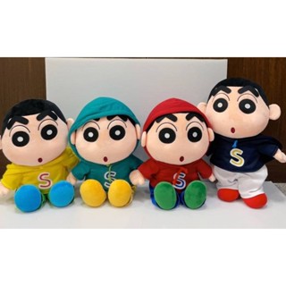 9"&12"蠟筆小新嘻哈裝（全4種）可愛 小新 レヨンクしんちゃん 生日 耶誕 交換 禮物 兒童 絨毛娃娃 Q版玩偶