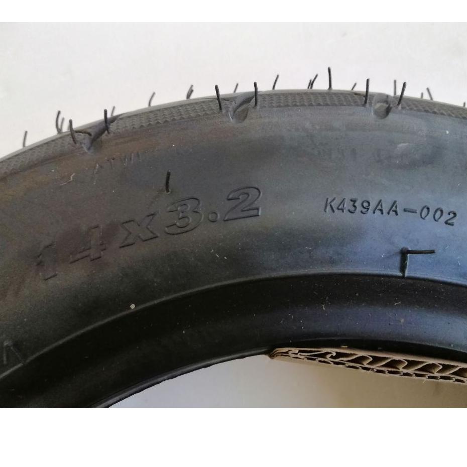 《金剛自行車》KENDA建大輪胎 K439AA 14*3.2(適用3.00-10) 4P TL 高速胎(真空胎)全新輪胎
