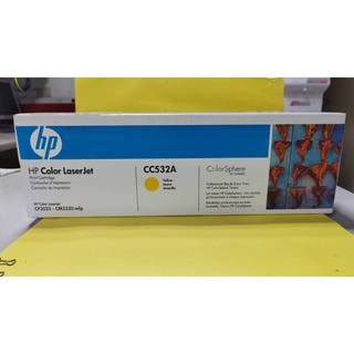 HP原廠 CC532A 黃色碳粉匣 -免運 促銷