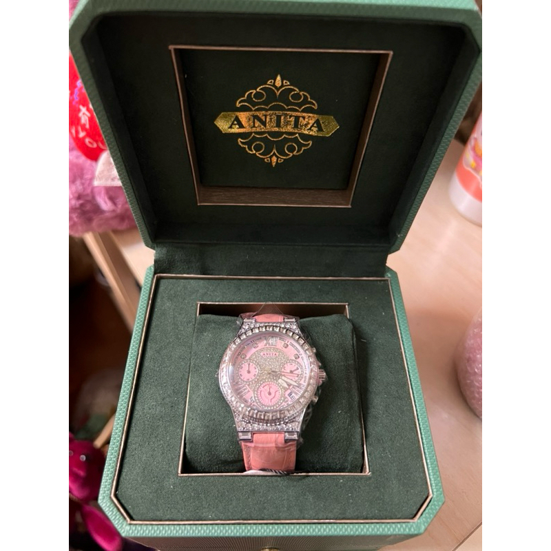 ANITA  🌺安妮塔🌺  瑞士時尚精品水鑽女款手錶
