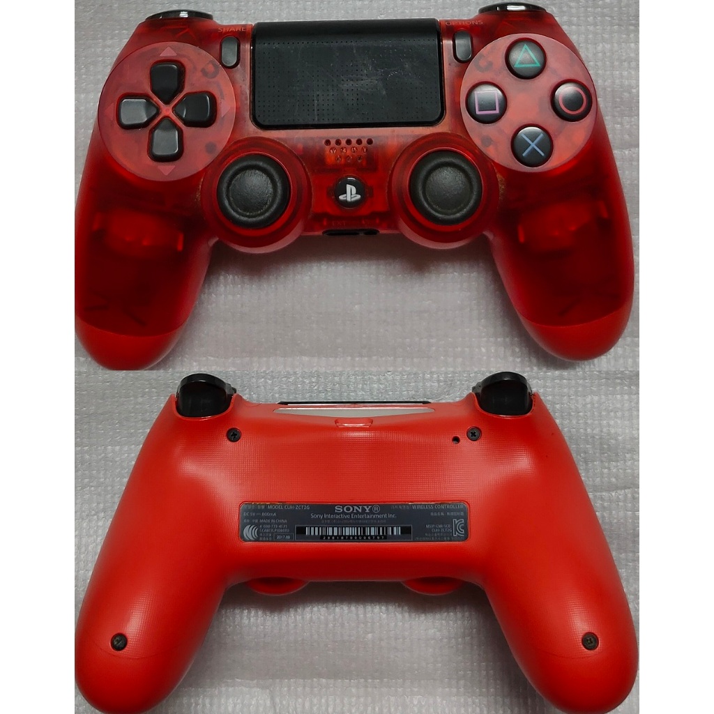 PS4 二代 原廠 手把 搖桿 dualshock 4 無線控制器 CUH-ZCT2G 水晶紅