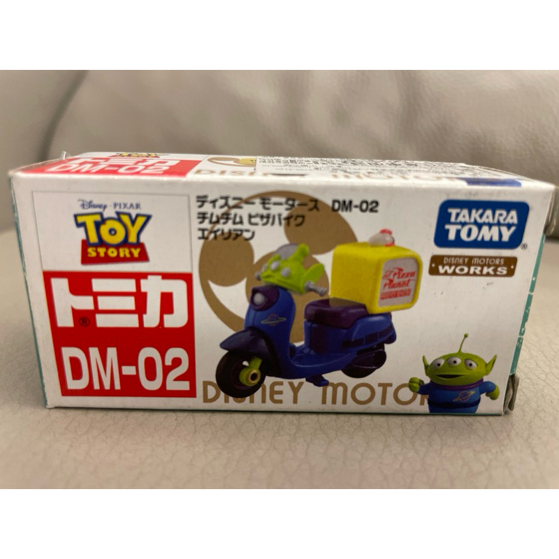 *假面豬玩具市集*TAKARA TOMY 多美小汽車 TOMICA DISNDY MOTO DM-02 三眼怪摩托車