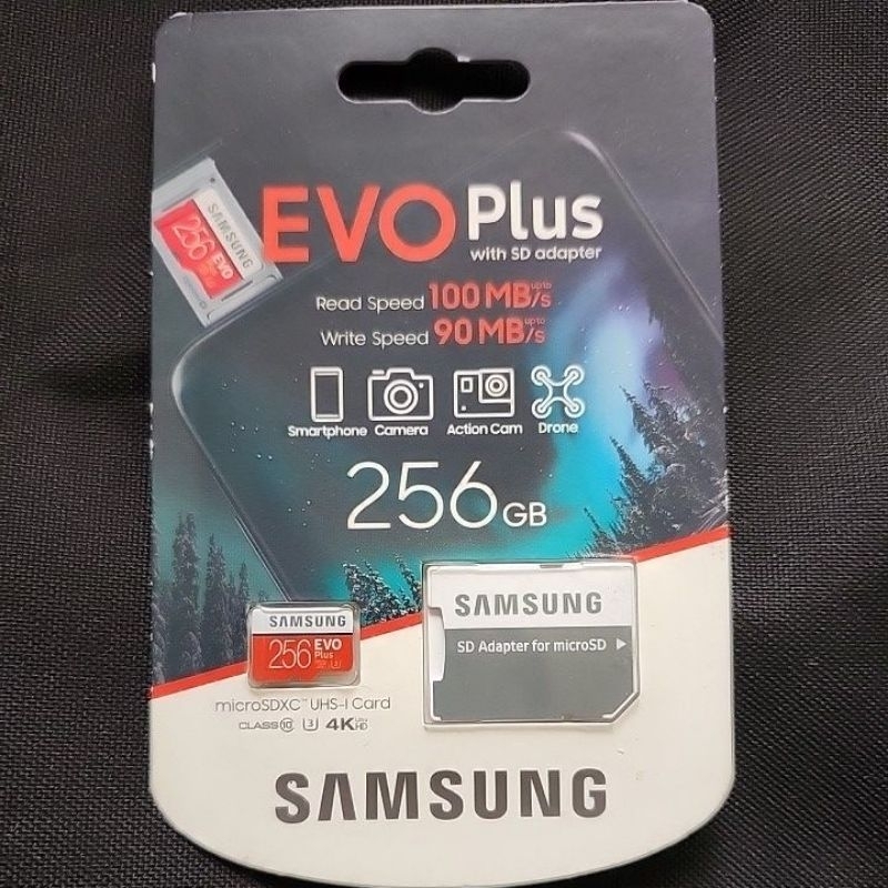 Samsung 三星 256GB EVO PLUS U3  平輸品 過保 格式化後238GB可用 測試ok效能優 出清價