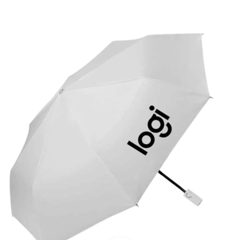 全新❤️ Logitech 全自動收合雨傘 全新完整盒裝 羅技雨傘 自動傘