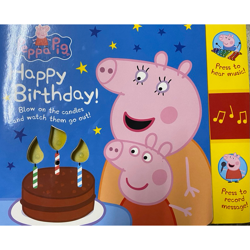 Peppa Pig Happy Birthday 粉紅豬小妹小豬佩奇 生日快樂（保留中 勿下單）