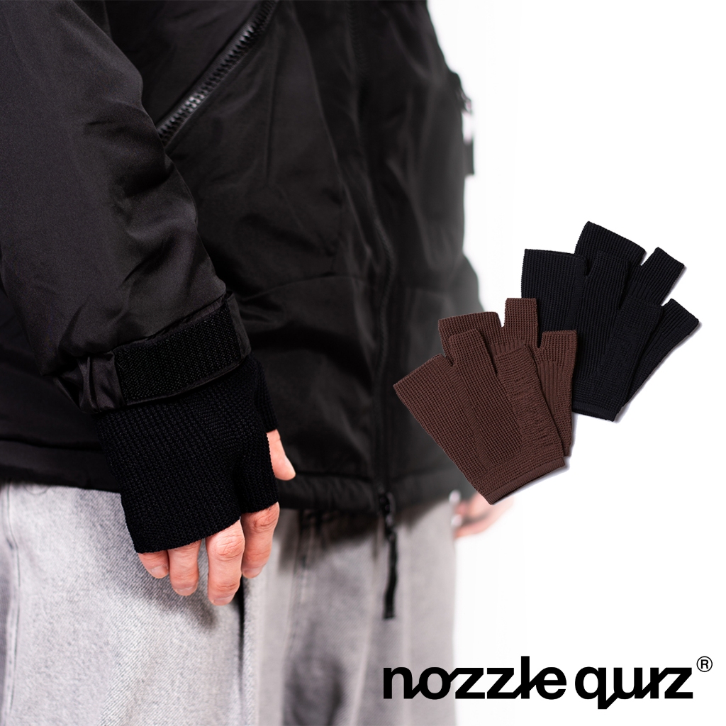 Nozzle Quiz W.G. Tabi Gloves 狼棕色 / 黑色 分指手套 針織 穿搭 手套 【ACS】