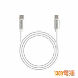 【Gigastone】 CC-7600W USB-C to USB-C 60W充電傳輸線1.5M【1300電通】