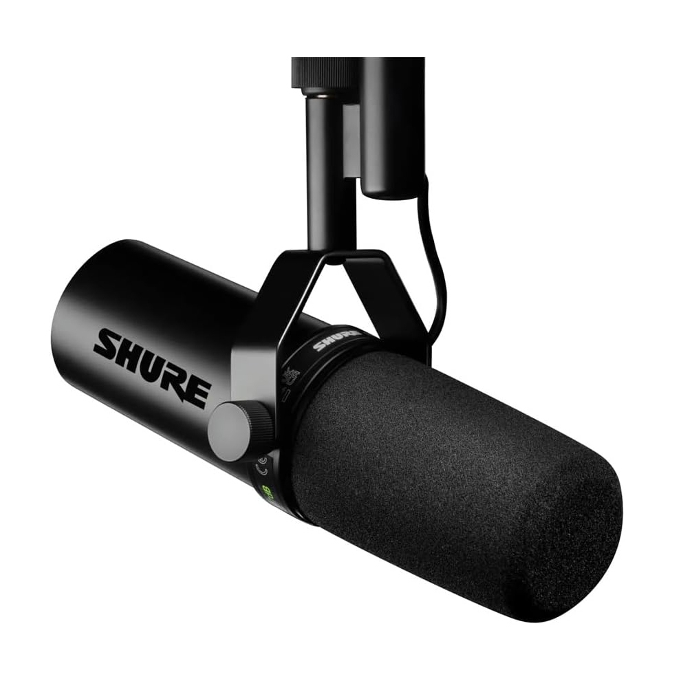 SHURE SM7B / SM7dB內建增益器動圈式麥克風-直播錄音影音選配贈美製4芯麥克風線【音響世界】