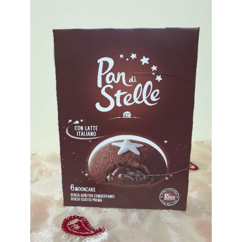 🇮🇹amo義大利代購🇮🇹預購 義大利Pan di Stelle 星星巧克力爆漿小蛋糕 6入裝