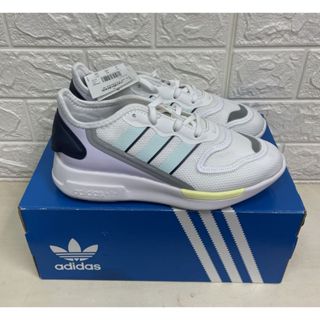 現貨🔥 adidas 愛迪達 三葉草 運動休閒鞋 女 白紫 ZX 2K FLORINE