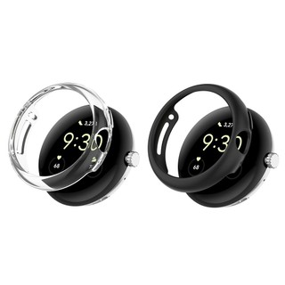 【PC保護殼】Google Pixel Watch 1 / 2 通用 半包 硬殼 鏤空 手錶殼