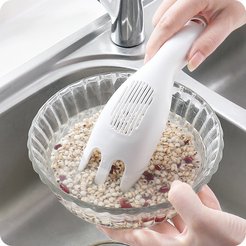 洗米器 淘米器 瀝水器 洗米篩 洗米勺 鏟冰勺 淘米用具 洗米工具 多功能 洗米過濾勺