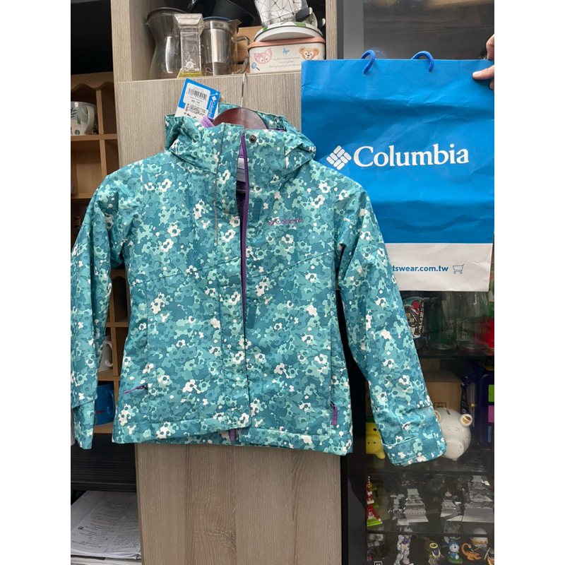 columbia 兒童外套XS（衝鋒外套）（兩件式）（雪衣）(防水、內裏鋁點超保暖）