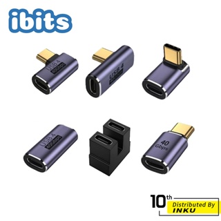 ibits MDD Type-C USB4.0 40Gb高速傳輸轉接頭 鍍金轉頭 合金外殼 100W快充 8K視訊投影